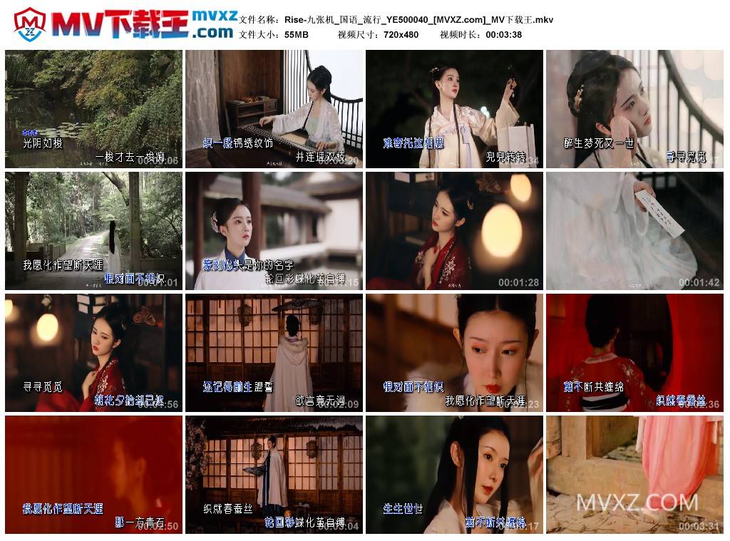 Rise-九张机_国语_流行_YE500040